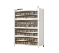 Generico Scarpiera, Regolabile A 9 Strati, Piccola E Sottile Salvaspazio, Scarpe Indipendenti, Con Parte Superiore Ribaltabile For Soggiorno(White,144x35x80cm)