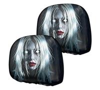Generico Scary Headrest Covers - 2 Pieces Halloween Car Seat Decorations