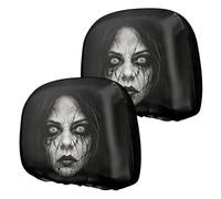 Generico Scary Headrest Covers - 2 Pieces Halloween Car Seat Decorations