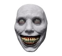 Generico Scary Smiling - Breathable Halloween Horror Cosplay | Creepy Ghost Devil Costume Party Masquerade Prop Full Face Frightening Masque for Adults