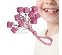 Generico Scatola Dei Ricordi Per Denti Da Latte, 10 Pezzi per Conservare i Denti a Forma di Dente, Porta Dente da Latte, Per Il Ricordo Del Bambino Per Casa Viaggio Asilo E Scuola