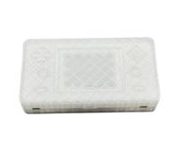 Generico Scatola di immagazzinaggio portatile per AYANEO Pocket S Mini Console di gioco Coperchio di protezione Retro palmare Console di gioco di viaggio Custodia per il trasporto (Translucent White)