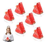 Generico Scatola Di Natale,6 Pezzi Contenitore Per Alimenti 3D - Organizzatore Per Gioielli Portatile | Per Esterno Casa Festa Compleanno Matrimonio Bambini Adulti Scuola Biscotto Cioccolato Gioielli