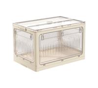 Genérico Scatola di organizzazione dei servizi pubblici - Contenitori pieghevoli | Organizzatori di armadi impilabili 39 x 29 cm | Salvaspazio con coperchi | Contenitore Decora