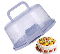 Generico Scatola di Trasporto Sicura per Torte, Scatole per Torte con Coperchio Trasparente, Torta Rotondo Modello per Torta Pancake Pane Snack Storage, Porta Tortes e Contenitore per Conservare