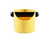 Generico Scatola for caffè, contenitore for fondi di espresso, antiscivolo for macchina, for macinare, barista, accessori for bar(Yellow-450ml)