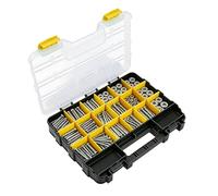 Generico Scatola Organizer Per Ferramenta - Contenitore Fronte/retro Con 34 Scomparti - Per Attrezzi E Ferramenta - Perfetta Per, Chiodi, Bulloni, Perline, Gioielli, Componenti Elettronici - Gara