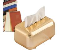 Generico Scatola per elettrolitici - Custodia da scrivania creativa per la casa | Dispenser di salviette per retrò di lusso leggero, portatovaglioli lucidi per soggiorno, elegante vanità e a
