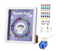 Generico Scatola Per I Dentini Del Bambino - Custodia Per Delle Fate Da 10 Cm, Primo Organizer Per Riporre I Denti, Porta In Legno, Cornici Per Espositori Per La Raccolta Dei Denti Dei Bambini