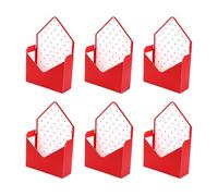 Generico Scatola per San - Set di Buste per Biglietti Pieghevoli da 6 Pezzi | Organizzatore Regalo di Grande capacità da 11,61 Pollici, Porta Ricordi Decorativo per Matrimoni, Vacanze, Fiori, Snack E