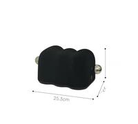 Generico Scatola porta tovaglioli e fazzoletti di lusso decorativa for soggiorno Retro Sle Home(Black warrior+2 silver beads)