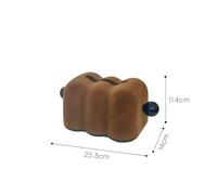 Generico Scatola porta tovaglioli e fazzoletti di lusso decorativa for soggiorno Retro Sle Home(Maillard+2 black beads)