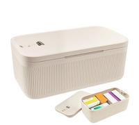 Generico Scatola portaoggetti con - Custodia portatile per la sicurezza alimentare con, contenitore per medicinali sicuro con a combinazione | Durevole organizer per riporre ogget