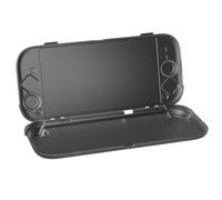 Generico Scatola portaoggetti con maniglia per Switch 2, custodia protettiva per Switch 2 (Nero trasparente)