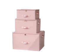 Generico Scatola portaoggetti Pieghevole Contenitore Pieghevole for Indumenti, trapunte, Organizer for Vestiti in Tessuto, Armadio(XL)