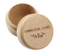 Generico Scatola Souvenir In Legno Per Dentini Da Neonato E Cordone Ombelicale Scatola Commemorativa Per La Conservazione E La Collezione Di Peli Di Animali (Navel Cord Box)