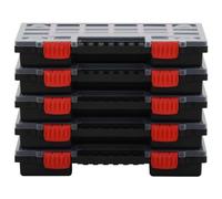 Generico Scatole di Assortimento 10 pz 34,5x25x5 cm Polipropilene,Articoli di ferramenta,Accessori ferramenta,Conservazione/Ordine Attrezzi,Cassette degli attrezzi-3106443