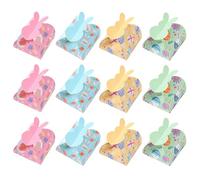 Generico Scatole Di Biscotti Pasquali | Confezione Da 12 Pezzi In Cartone,Scatola Per Confezionamento Di Caramelle,Per Cioccolatini Dolci Party Picnic E Festività