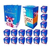 Generico Scatole Di Natale,Scatole per Contanti Pieghevoli con Molla per Buon Natale | Forniture Per Feste Per Casa Celebrazioni Matrimonio Biscotti Pasticceri Compleanno San Famiglia
