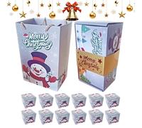Generico Scatole Regalo Portamonete, Scatola Portamonete Compleanno, Borsa Pieghevole per Regali di Natale Dolci Vino Cioccolatini Gioielli Compleanno San