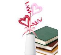 Generico Scelte Per San,Ramoscello con Bacche Rosse a Cuore | Decorazioni Fiorite Artificiali | Per Banchetti Matrimoni Feste Centrotavola Camera Da Proposta Festa Della Mamma San Natale