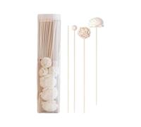 Generico Scent Diffuser Sticks Decorative Rattan - Replacement | 50-Piece House Refill Oil Diffuser Sticks for Bedroom Bathroom Toilet Hallway Entryway Shelf Window