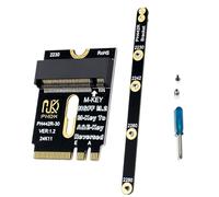 Genérico Scheda Adattatore per Hard Disk Card,Scheda di sollevamento per PC | Convertitore Di Interfaccia WiFi A M-Key - per Manutenzione Del Computer Portatile PC Desktop E Schede Base