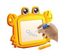 Genérico Scheda Di Disegno Magnetico - Divertente Interattivo Doppio Facciale | Simpatici Giocattoli Di Apprendimento per Tavola Da Disegno | Controllo Magnetico Della Penna Per Scuola, Aula, Viaggi