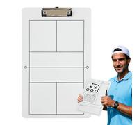 Generico Scheda tattica di pickleball cancellata per allenatori | Coaching Whiteboard con l'area di gioco per la pianificazione della strategia Aiuti per l'analisi del gioco, l'organizzazione di