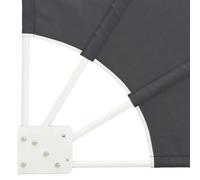 Generico Schermo di Privacy per Balcone Nero 160 x 160 cm Tessuto,Nero,2.9kg,42000917