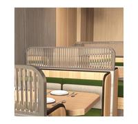 Generico Schermo divisorio Commerciale Impermeabile - Pannelli divisori per la Privacy Color Oro per Ufficio, Ristorante, Hotel e Bar - Riduzione del Rumore e Scudo di distrazione visiva (90x30 cm)