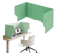 Generico Schermo Divisorio da Scrivania, Pannello Separatore da Tavolo A Forma di U, Riduce Il Rumore Ambientale E L'eco for La Riduzione del Rumore negli Studenti(Green,120cm)