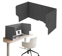 Generico Schermo Divisorio da Scrivania, Pannello Separatore da Tavolo A Forma di U, Riduce Il Rumore Ambientale E L'eco for La Riduzione del Rumore negli Studenti(Darkgray,80cm)