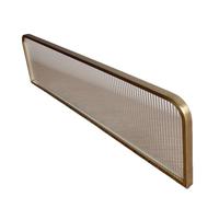 Generico Schermo divisorio Moderno in Oro - Pannello divisorio per la Privacy per Ufficio, Ristorante, Hotel - Barriera di distrazione da bancone 130x30 cm, Elegante Pannello per la Privacy commercia