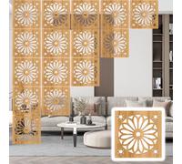 Generico Schermo divisorio per la Privacy da Appendere alla Parete con Motivo Decorativo Intagliato - Divisorio per Ambienti con Design Traforato, separatore da Parete Portatile per l'arredamento del