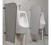 Generico Schermo divisorio per orinatoio a Parete, divisorio per WC a 3 Pezzi per bagni Maschili, Pannello di Protezione per orinatoio Resistente per spazi pubblici, Soluzione per igiene e Comfort