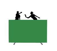 Generico Schermo divisorio Pieghevole e Rimovibile per Allenamento, Ideale per campi da Ping Pong e Tennis, Perfetto Come divisorio per Il Campo da Ping Pong, Sistema modulare di deflettori per campi