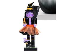 Generico Schiaccianoci di Halloween | Modello di figurina del soldato, decorazione del modello da collezione dipinto a mano in legno per il centrotavola da tavolo festeggia
