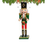 Generico Schiaccianoci Natalizio - Ornamento Schiaccianoci In Legno,Decorazione Famiglia E Feste | Festività Irradia Un'aura Di E Positività Arricchendo Le Celebrazioni Con Simbolismo Senza Te