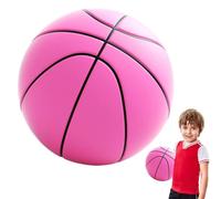 Generico Schiuma da basket silenziosa - Palla 3D ad alta densità, sfera di gioco morbida per interni, per l'allenamento luminoso e silenzioso | Accessorio di rimbalzo durevole e adatto al pavimento,