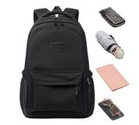 Generico School Bag - Waterproof Oxford Backpack For Large Capacity | Multi-Compartment Design With Laptop Sleeve, Durable Shoulder Straps, Travel Work Daily Bag For Girls, Teens, And Adults
