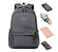 Generico School Bag - Waterproof Oxford Backpack For Large Capacity | Multi-Compartment Design With Laptop Sleeve, Durable Shoulder Straps, Travel Work Daily Bag For Girls, Teens, And Adults