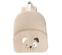 Generico School Bookbag For Girls - Corduroy 24x10x31cm | Cute Bear Students Backpack | Multi-Pocket Knapsack For Children Boys Girls Preschool Casual Travel School Use Gift