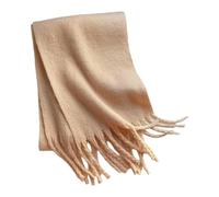 Generico Scialle Donna Cashmere,Sciarpa Invernale Calda Scialle Morbido Tessuto Sintetico Elegante Frangia per Un Clima Freddo E Accogliente