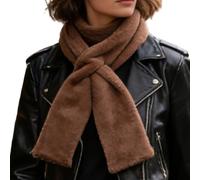 Genérico Sciarpa corta | Scialle Passa e Vestibilità con Tasca con Cerniera - Sciarpa per il collo, per viaggi all'aria aperta, viaggi quotidiani primavera, autunno inverno, marrone, Consulte la