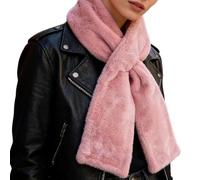 Genérico Sciarpa corta | Scialle Passa e Vestibilità con Tasca con Cerniera - Sciarpa per il collo, per viaggi all'aria aperta, viaggi quotidiani primavera, autunno inverno, Rosa, Consulte la