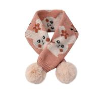 Generico Sciarpa Donna Sciarpa Donna Invernale per Bambini con Orsetto E Coniglietto, Tubolare Morbido E Colorato per Maschietti E Femminucce