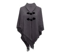 Generico Sciarpa Invernale Donna, Poncho Donna Corto Invernale Caldo Termica Mantella Scialle Caldo Sciarpa in Maglia Mantello Indossabile Poncho Coperta Lungo Cardigan Maglione per L'autunno Inverno