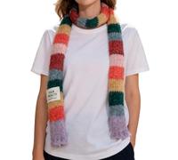 Generico Sciarpa Invernale | Tessuto a Maglia Sottile e Rigato - Sciarpa da Donna | per la Stagione Autunnale il Freddo l'Uso Quotidiano il Viaggio la Vacanza gli Sport Invernali