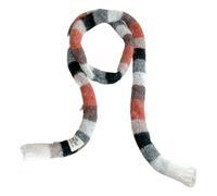 Generico Sciarpa Lunga,Tessuto a Maglia Sottile e Rigato,Sciarpa Elegante e Calda | per la Stagione Autunnale il Freddo l'Uso Quotidiano il Viaggio la Vacanza gli Sport Invernali